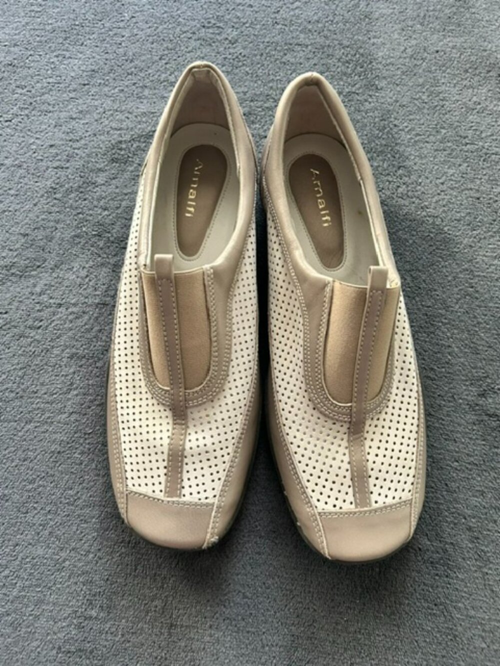 NWT Women's Amalfi Taher Slip-On Shoes, Taupe, Size 7.5W